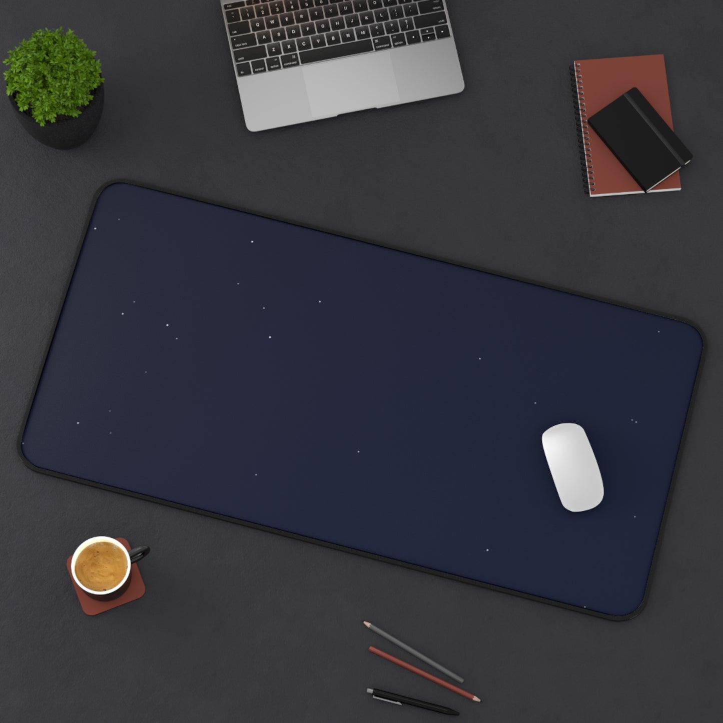 Night Sky Desk Mat - Perfect for Home Offices, Gift for Students, Minimalist Decor, Mouse Pad, Gaming Setup