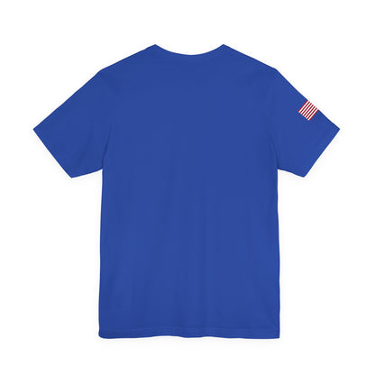DEPRESSED Gun Tube, Veteran Gift, Patriotic Apparel, Gun Enthusiast Top, With US Flag, Lightweight T-Shirt