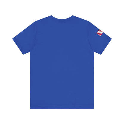 DEPRESSED Gun Tube, Veteran Gift, Patriotic Apparel, Gun Enthusiast Top, With US Flag, Lightweight T-Shirt