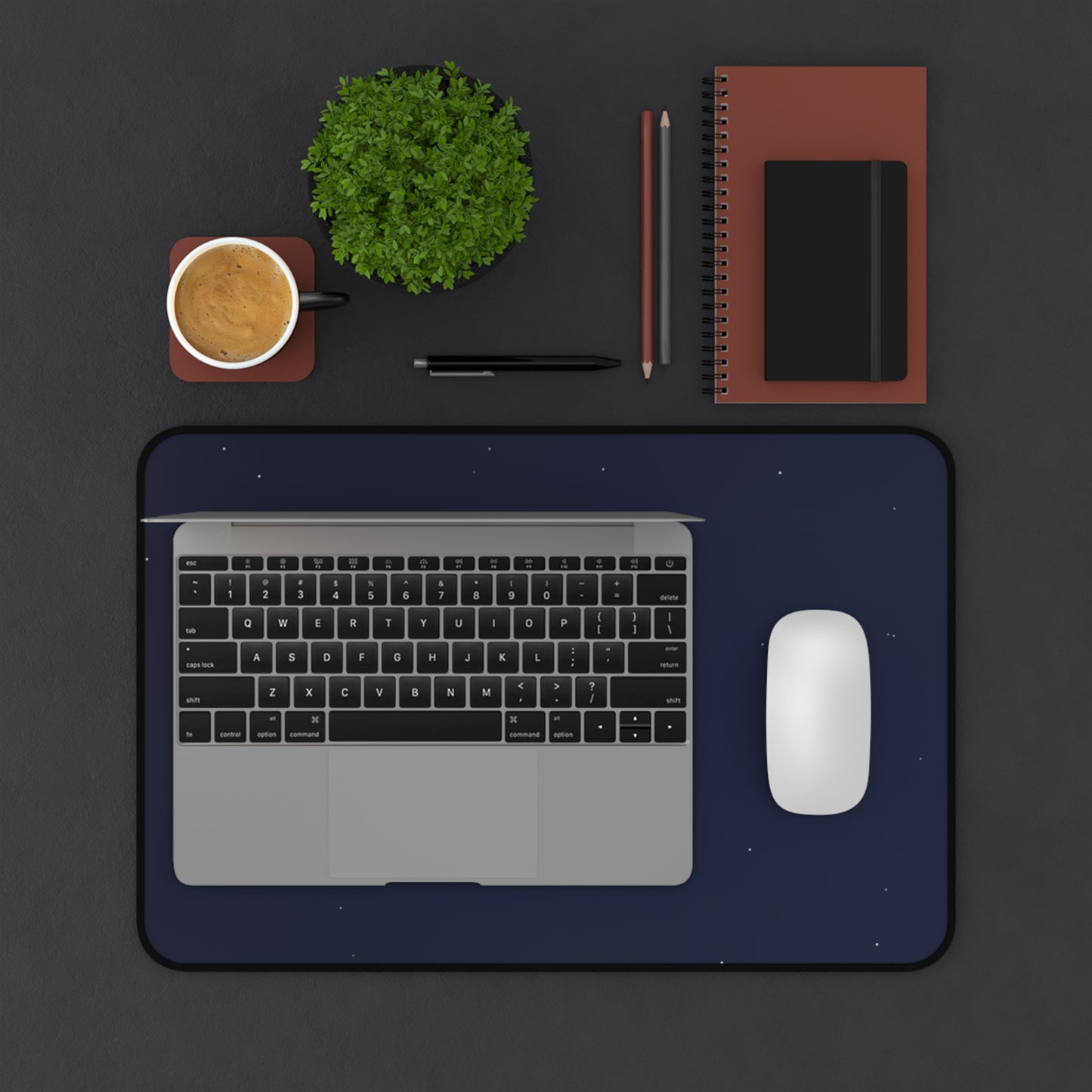 Night Sky Desk Mat - Perfect for Home Offices, Gift for Students, Minimalist Decor, Mouse Pad, Gaming Setup