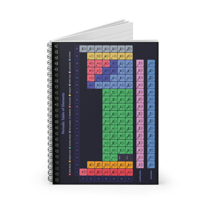 Periodic Table Spiral Notebook