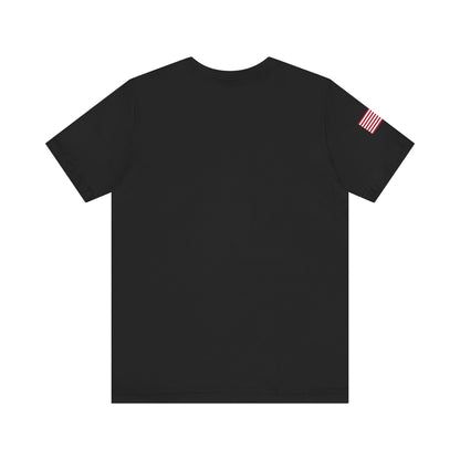 DEPRESSED Gun Tube, Veteran Gift, Patriotic Apparel, Gun Enthusiast Top, With US Flag, Lightweight T-Shirt